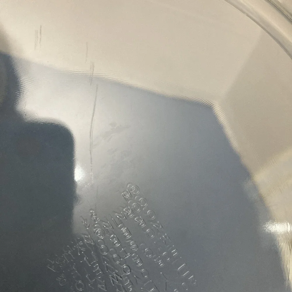 VTG PYREX #209 Clear Glass (Square Backstamp) 23 cm (9 7/8